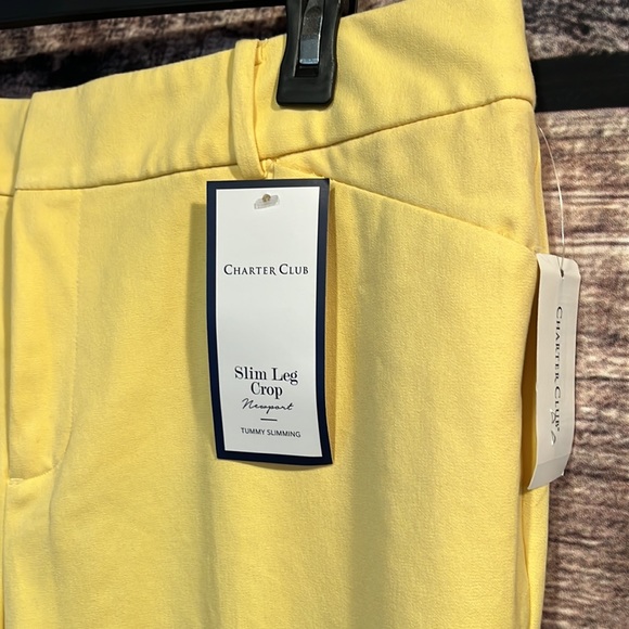 Charter Club slim leg crop pants - Picture 2 of 5